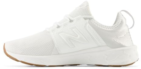 New Balance Women's Fresh Foam X Cruz V3 Running Shoe, White/White/Gum 020, 10 M