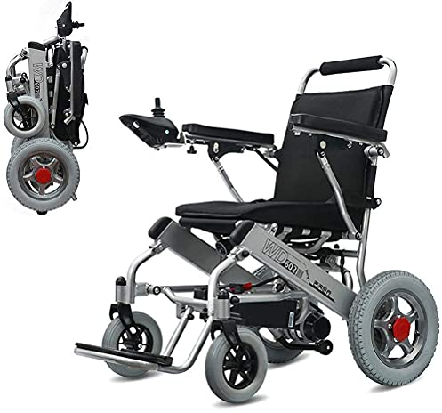 Stuhl, Elektrorollstuhl, zusammenklappbar, leicht, klein, intelligent, tragbar, für Reisen, ultraleicht, automatisch, alter Elektrorollstuhl, 20 Ah Li-Ionen-Akk