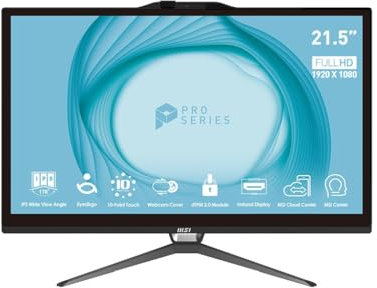 MSI All in One Pro AP222T-217EU 21,5 Intel Pentium Intel Pentium Gold G7400 4GB RAM 128GB SSD