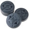 GIVIHGETI 4 Stück 120 x 30mm Gummiauflage Parkhebebühne Gummiteller Hebebühne Gummiaufnahme, Gummiauflage, Aufnahmegummi, Wagenheberauflage für Wagenheber und Hebebühnen