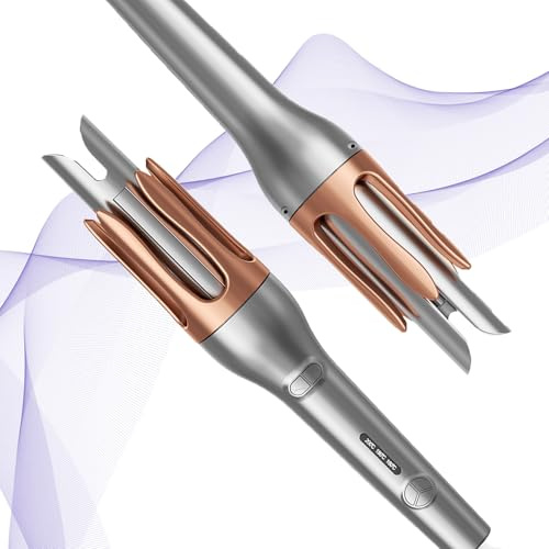 Hair Curler, Portable Automatic Curling Iron with Anti-Scald Design, 30s Fast Heat, 3 Temp Settings, 32mm Tourmaline Ceramic Barrel, 60 Min Auto Shut-Off