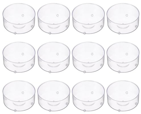 ULTECHNOVO 30 Platos Transparentes para Reptiles, Cuencos Multifunción para Comida y Agua, Tamaño Adecuado para Geckos, Serpientes y Tortugas, Suministro para Terrarios y Hábitats de