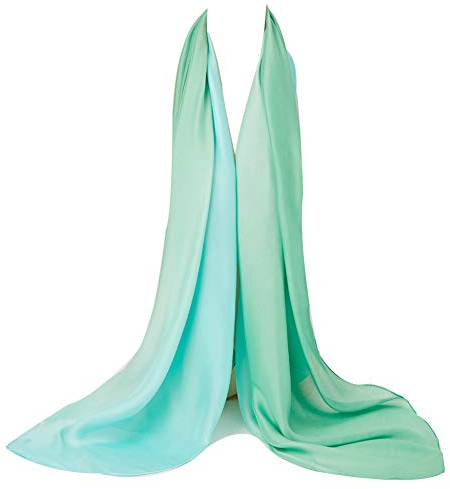 CYZLANN Damen-Schals, 100 % Seide, lange, leichte Schals für Damen, 71' x 35' (Appro)