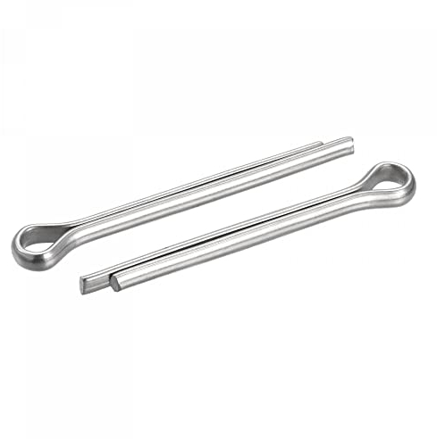 sourcing map Goupilles fendues, 6mm x 60mm Acier Inox 304 Clip Attache Raccord pour Automobile, Mécanique, Argenté, 2Pcs