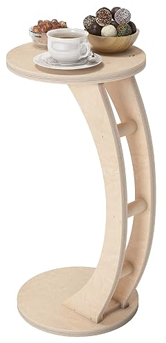 OHANA Couchtisch | Beistelltisch | Stehtisch | Kleiner Tisch | Beistelltisch Holz | Tisch Wohnzimmer | Couchtisch Holz | Coffee Table | Made in EU (Natürlich)