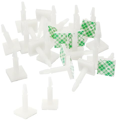 PATIKIL Adesivo PCB Distanziale, 24pz Adesivi Distanziali 0.62 Supporto Altezza Adesivo Isolato Distanziali per PCB PC Scheda Supporto, Bianco