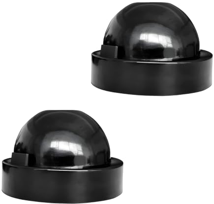 JNNJ 2 Pezzi Auto Coperture Antipolvere Gomma, Coperchio Tenuta Alloggiamento LED, Veicoli Fari Coperchio di Tenuta, Alloggiamento Tenuta Gomma Coperchio Antipolvere, per Automobile(80x52MM)