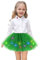 Johiux Grün Tüllrock mit Lichterkette Karneval,Tüllrock Kinder,Tüllrock Röcke für Mädchen,Mädchen Tutu Rock Star LED Lichter Minirock Tanzkleid,Karneval Party Kinder Mardi Gras Mädchen Tüllrock.