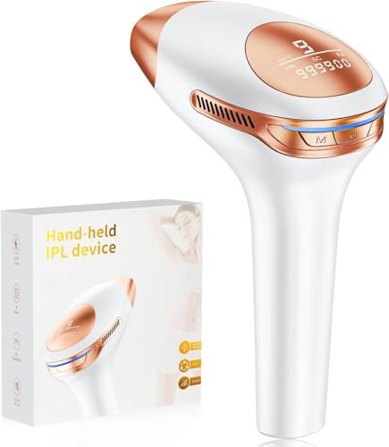 21J Depiladora Laser, Innovadora Función 3 en 1 Depiladora Luz Pulsada, 600NM-1200NM Eficiente Laser Depilacion con 9 Niveles de Energía para Hombres, Mujeres, Cara, Axilas, Bikini, Cuerpo