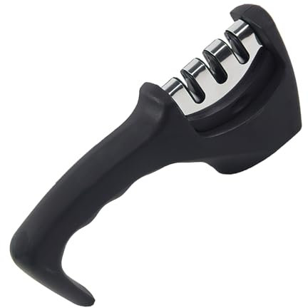 DmDoyy Aiguiseur Couteaux Professionnel, 1 Pièces Eguiseur De Couteau, Niveaux Pour Polir, Affûter Et Réparer Les Couteaux De Cuisine, Accessoires