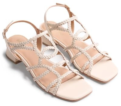 GIOSEPPO Bilice T-Strap Donna Bianco Avorio, 37 EU