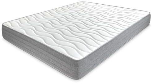 amuéblate Online - Colchón 90 x 190 Viscoelástico Aris con Cara Invierno/Verano, Ergonómico, Confort y Dureza Óptimos, Higiénico y Transpirable, Grosor 21cm