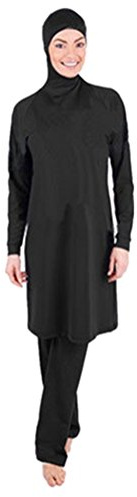 TianMai Muslimsk baddräkt för kvinnor muslimsk islamisk heltäckande diskreta badkläder mode muslimska badkläder strandkläder burkini