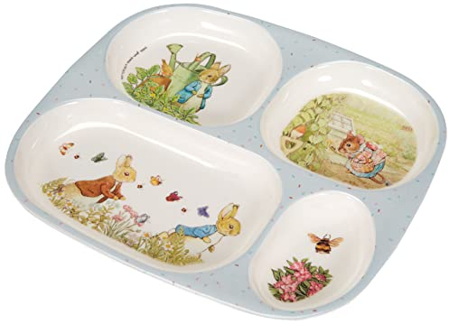 Peter Hase BP935P Ein schönes und bequemes 4-Fach-Servierfach, mehrfarbig