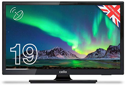 Cello C1925SH 19 Full HD LED TV – Made in the UK, with Freeview HD, Built-in Satellite Receiver (DVB-S2), HDMI and USB Recording – Ideal for Kitchens, Lounges and Compact Spaces