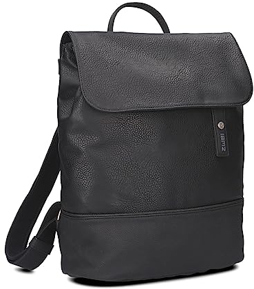 Zwei Damen City-Rucksack Jana JR13 Damenrucksack 7 Liter, sportlich-eleganter Look bicolor, DIN-A4 Größe, weiches Kunstleder, Rückenpolsterung, Hauptfach mit Reißverschluss (nubuk-sand)