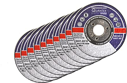 10 Stück Trennscheibe Ø 50mm, 10mm Aufnahme. Geeignet für Stahl Edelstahl Inox Metall etc.
