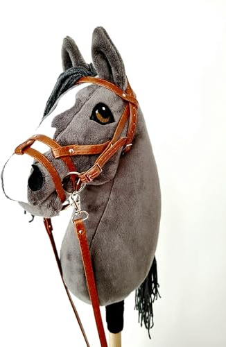 Hobby Horse Horse Hobbyhäst A3 (häst på pinne) komplett med servis, som bilden (blå)