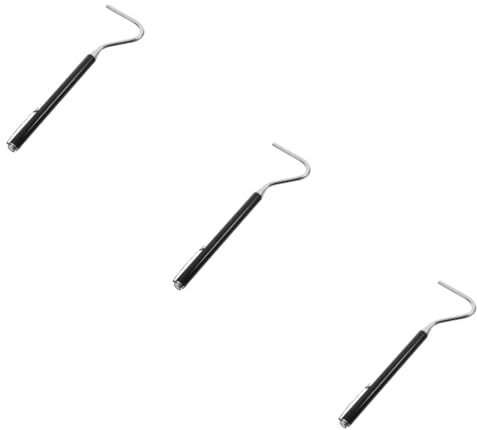 Supvox 3stücke Retractable Reptile Hook Ausziehbarer Schlangenhaken Für Sicheres Handling Von Schlangen Und Reptilien Tragbar Und Langlebig Für Terrarien Und Reptilienpflege