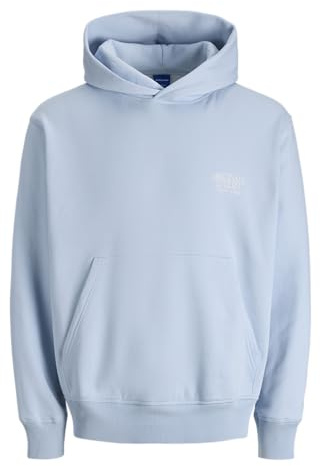 JACK & JONES Sweat Hood Jorgrand Midtown Sudadera con Capucha, Skyway, M para Hombre