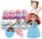 Nyutcwe 12pcs/Set Princess Dolls, Cupcake Princess Doll Spielzeug, Überraschung transformierender Duftkuchenpuppenspielzeug lustiges Spielgeschenk für 3 Jahre alte Mädchenpuppen