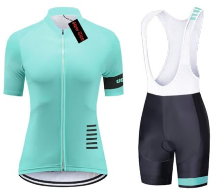 UGLY FROG Radtrikot Set Radtrikot Kurzarm + Radhose mit 20D Sitzpolster MTB 2026 Damen Fahrradbekleidung