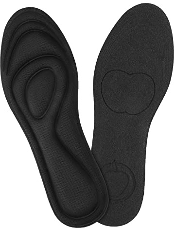 WLLHYF Innersulor i minnesskum för kvinnor män? Bekväma dämpande skoinlägg platta skokuddar ersättning innersulor för sneakers tofflor stövlar foder stötdämpning och lindrar fotsmärta (Men EU 41-45)