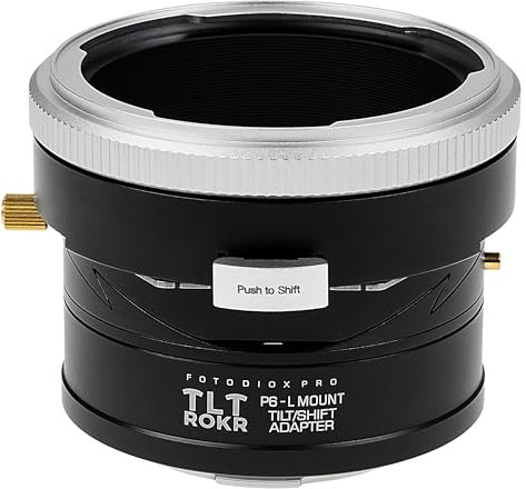 Fotodiox Pro TLT ROKR - Tilt/Shift Lens Mount Adapter Compatible with Pentacon 6 (Kiev 66) Lens to fit L-Mount Alliance Mirrorless Cameras
