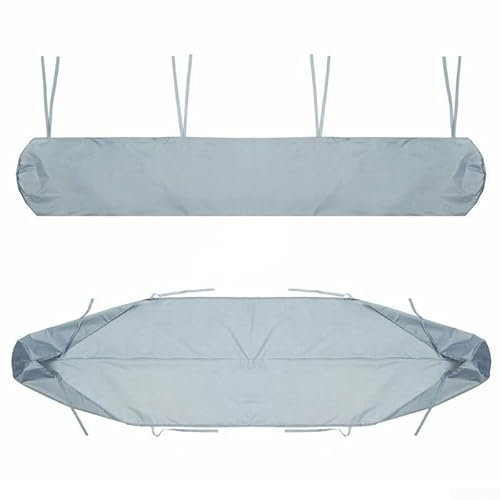 CNANRNANC Housse de protection pour auvent, housse de protection pour auvents, pour le stockage en hiver, protection solaire, sac de rangement (3 m gris)