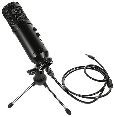 Toddmomy 1 Ensemble Microphone USB avec Trépied pour Enregistrement et Streaming Direct