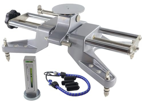 Wheel Clamp & Magnetic Adapter Fits 11-25 Inch Rims, Wheel Alignment Tool Kit for Precisely Measure and Adjust The Camber and Caster Angles