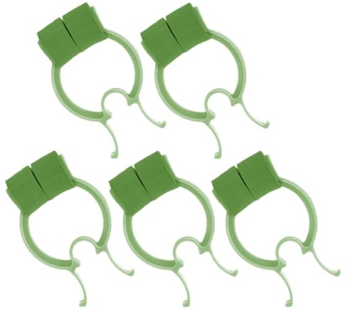 OHPHCALL Set 5 Pezzi Clip Nasali in Schiuma di Plastica Verdi, Morsetti per Epistassi e Fissaggio Tappi Nasali, Fermagli per Naso per Esercizi di Respirazione e Nuoto, Adatti a Adulti