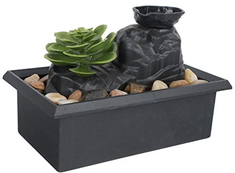 TOPBATHY Adorno De Artificial Fuente De Agua De Plástico Decoración para Sala Modelo De Bonsái