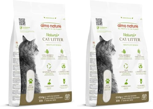 Almo nature- Litière pour Chat - 4,54 kg (Lot de 2)