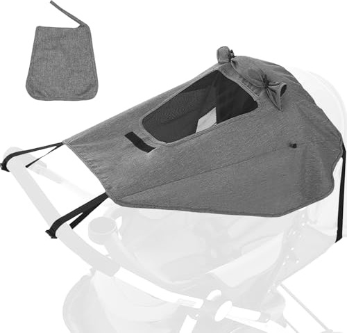 Universal Kinderwagen Sonnensegel,mit UV Schutz 50+ und Wasserdicht