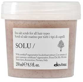 Davines SOLU Sea Salt Scrub - Scrub per capelli al sale marino - Purifica e rinfresca il cuoio capelluto - 250 ml