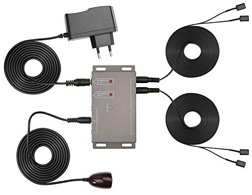 Maclean MCTV-522 IR Infrarot Verlängerung für Fernbedienung - bis zu Vier Geräte