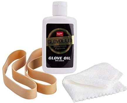 Rawlings | Game Ready Handske Break-in Kit | Baseball/Softball | Inkluderar inbrottsformel, applikatorduk och gummiband