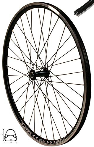 Redondo 27,5 Zoll Vorderrad Laufrad Fahrrad V Profil Felge Schwarz