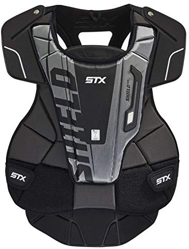 STX Lacrosse Shield 400 Chest Protector, Large , Black