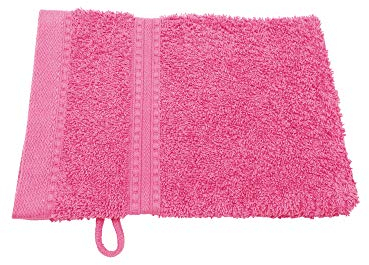 Julie Julsen® Bio Waschhandschuhe in 32 Farben erhältlich weich und saugstark Pink 15x21 cm