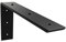 Robuste Halterung für Arbeitsplatten, versteckte L-Halterung, 25,4 x 15,2 x 6,4 cm, Metallkorbels für Quarz, Granit, Holz, Beton, Laminat, 1 Stück