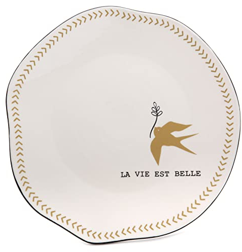 Amadeus - Assiette de présentation carpe diem (lot de 2)