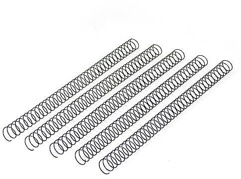 RAYSON Reliure à Spirale Métallique, 40 Feuilles, 3:1, Lot de 100 | Compatible avec toutes les relieuses 34 trous. Idéal pour rapports, présentations et documents