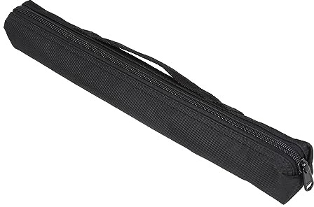 JISADER Oxford Fabric Recorders Gift Bag with Zipper, Waterproof Piccolo Carry Bag, Flute Carrying Pouch for Vertical Flutes Accessories, Black