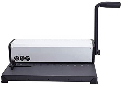 Robuste Buchbindemaschine, langlebige Zehn-Loch-Clip-Bindungsstanzmaschine, manuelle Papierstanzmaschine, Finanzgutschein-Bindemaschine für das Büro