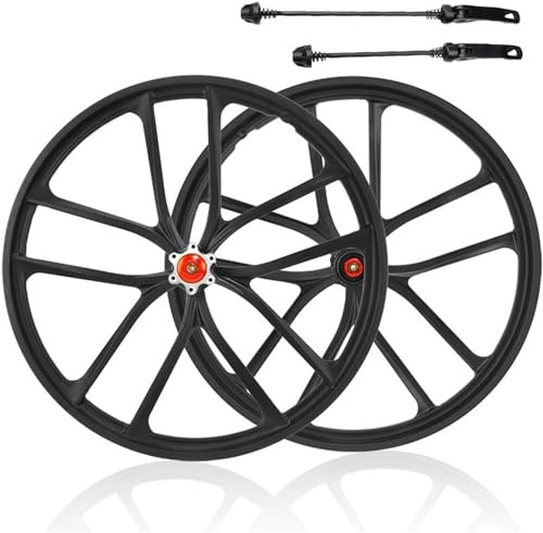 20 tums MTB-hjulset, 406 skivbroms mountainbike magnesiumlegering integrerat hjul, kassettnav cykel framhjul bakhjul fälgar
