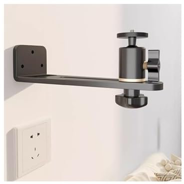 Supporti per Proiettori Staffa for proiettore Staffa da parete for comodino domestico montata a parete for fori for viti da 1/4 Staffa di montaggio a parete for proiettore Supporto per Videoproiettore