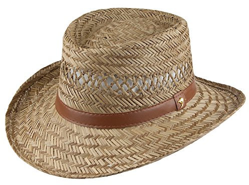 Dorfman-Pacific Rush Gambler Strohhut - Natur - M