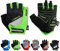 meteor radhandschuhe MTB Handschuhe Herren Gel GX31 Green fahrradhandschuhe Mountainbike Handschuhe - Radsport Handschuhe Damen - Radsporthandschuhe Downhill Wandern Fahrrad Handschuhe Kinder